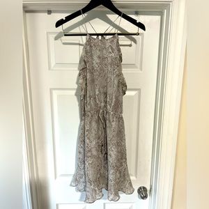 If by Sea, grey and brown dress